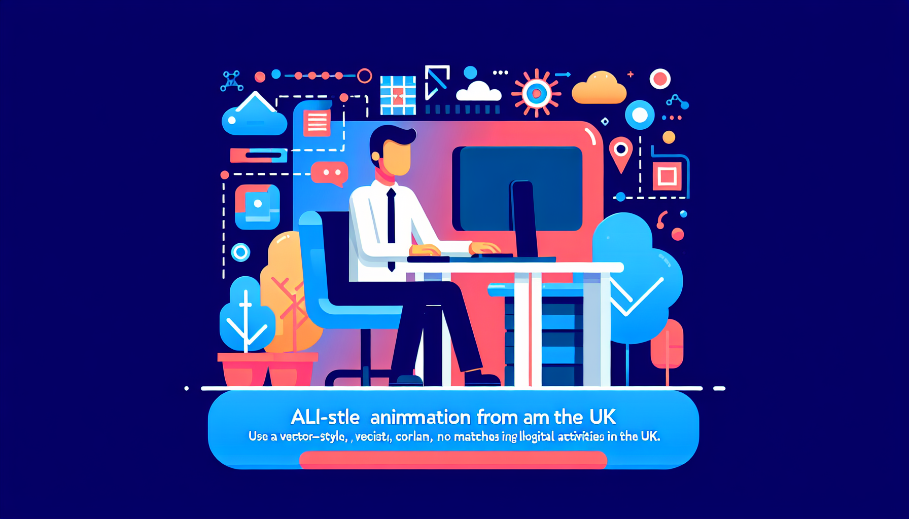 UK professional at a desk using AI for job matching.