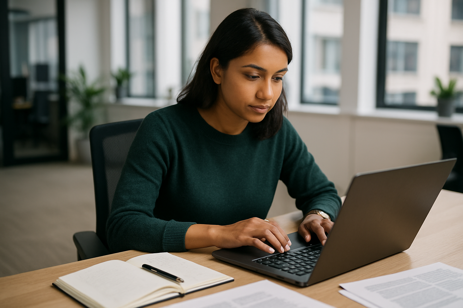 UK professional preparing career documents for biotechnologist UK
