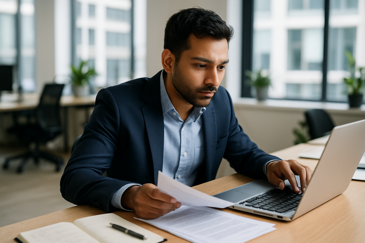 UK professional preparing career documents for building control officer UK