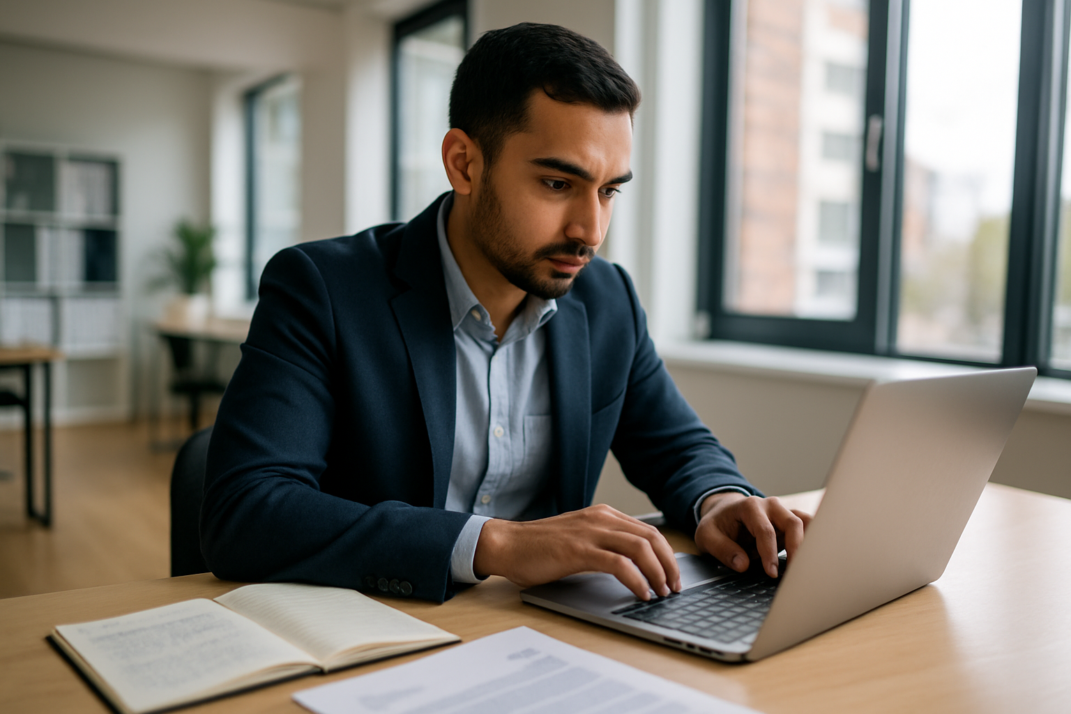 UK professional preparing career documents for Carpenter UK