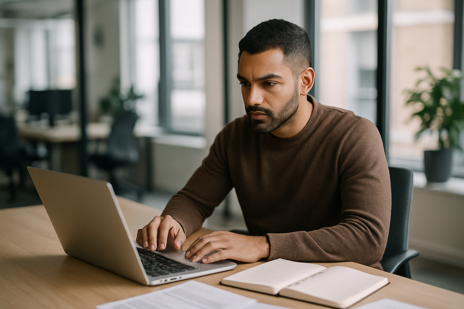 UK professional preparing career documents for Conveyancer UK