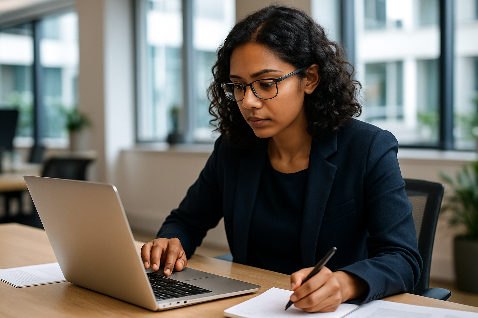 UK professional preparing career documents for Copywriter UK