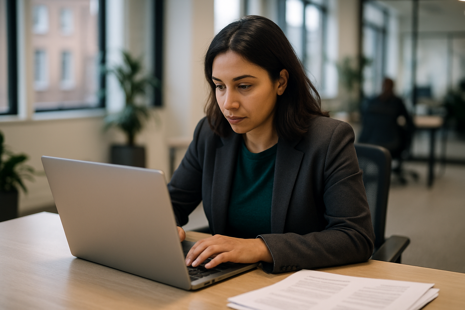 UK professional preparing career documents for film director UK