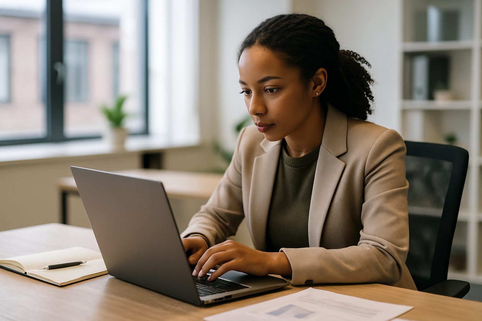 UK professional preparing career documents for air freight operator UK