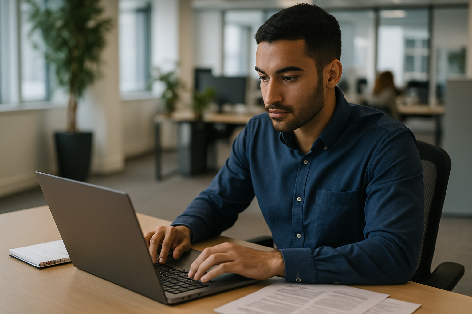 UK professional preparing career documents for Chief Financial Officer UK