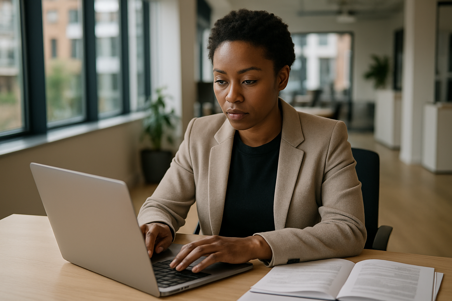 UK professional preparing career documents for Supply Chain Manager UK