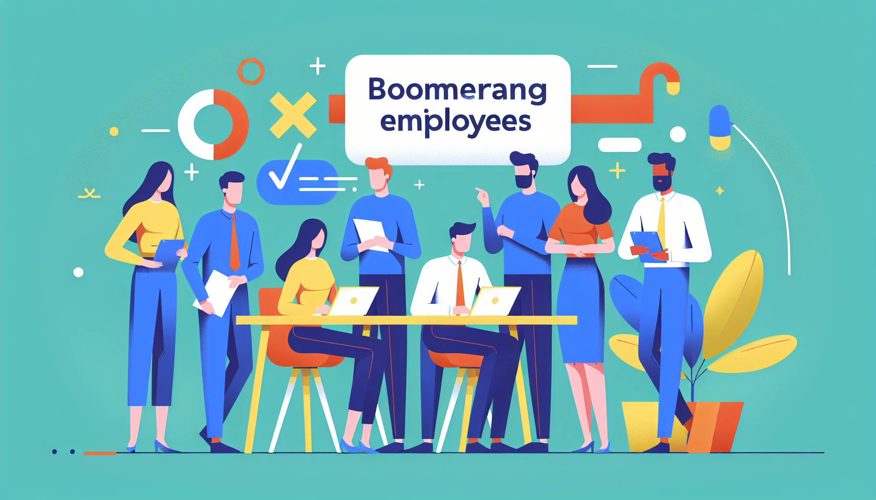UK team collaborating on Boomerang employee tasks