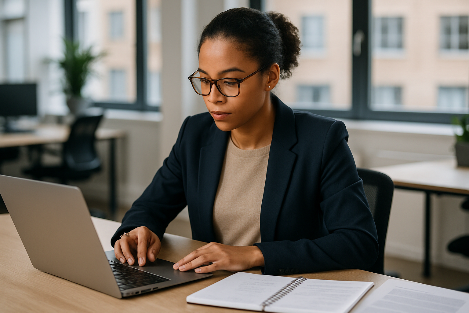 UK professional preparing career documents for Resilience in the UK workplace