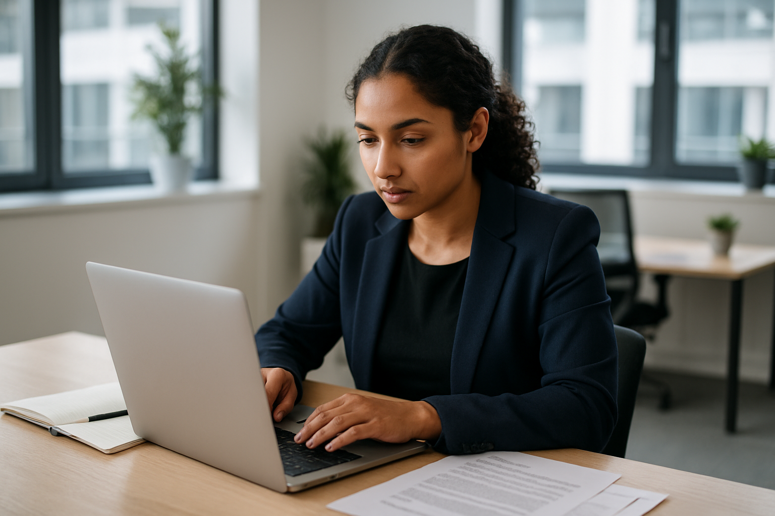 UK professional preparing career documents for care leaver employment UK
