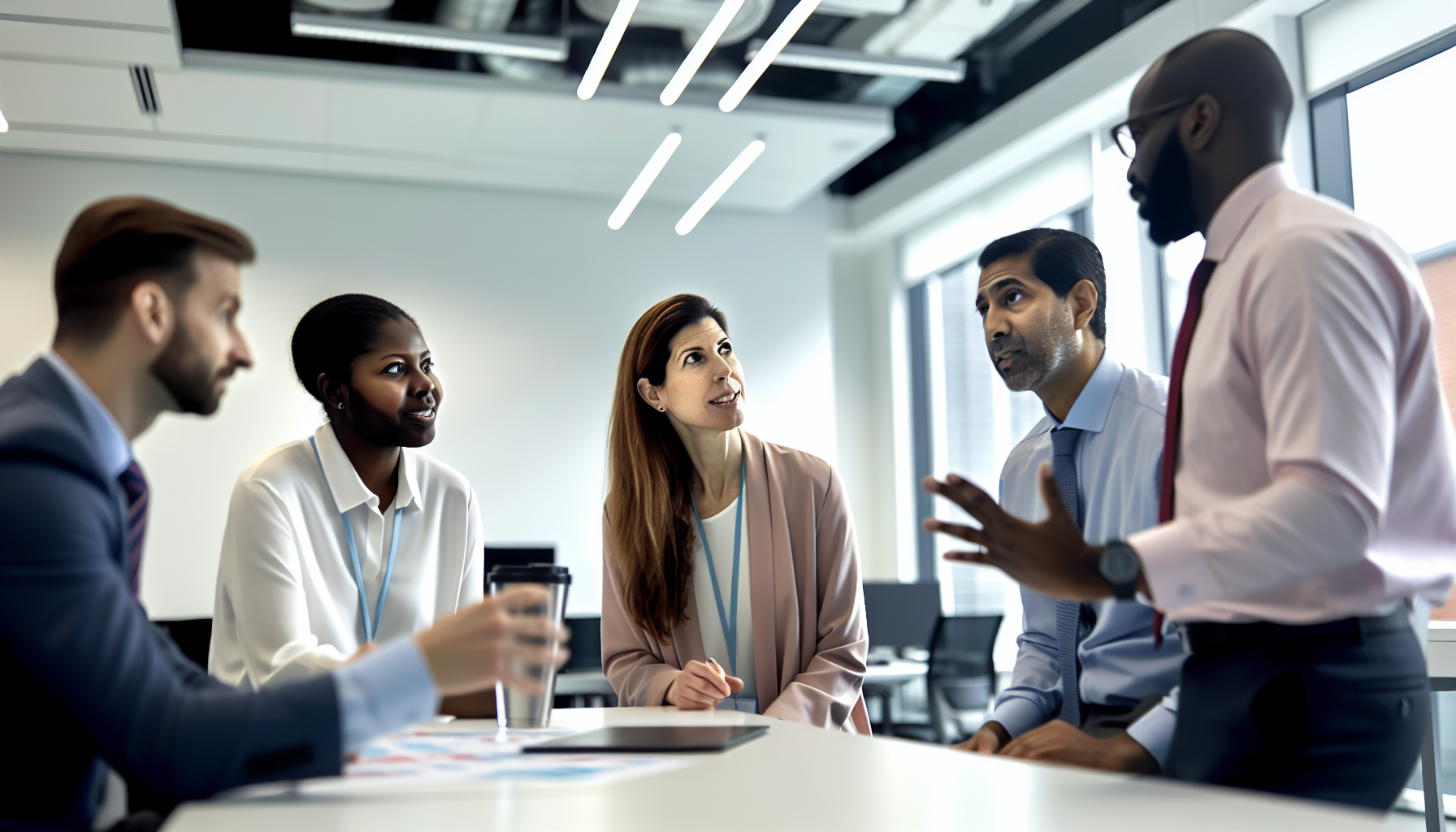 UK professionals in collaborative discussion about Chartered status