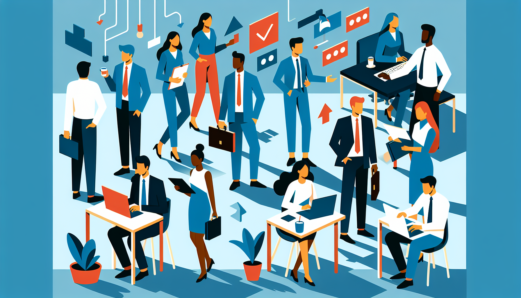 UK workplace team collaborating on commuter belt tasks