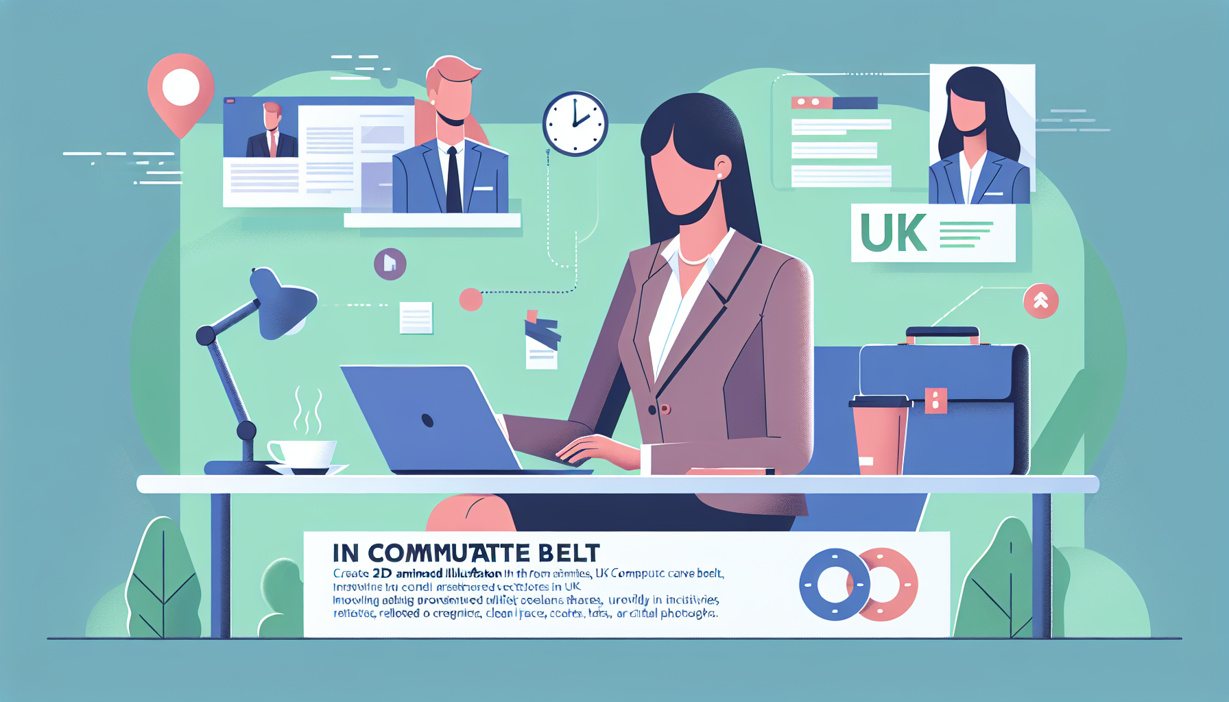 UK professional working individually on commuter belt activity