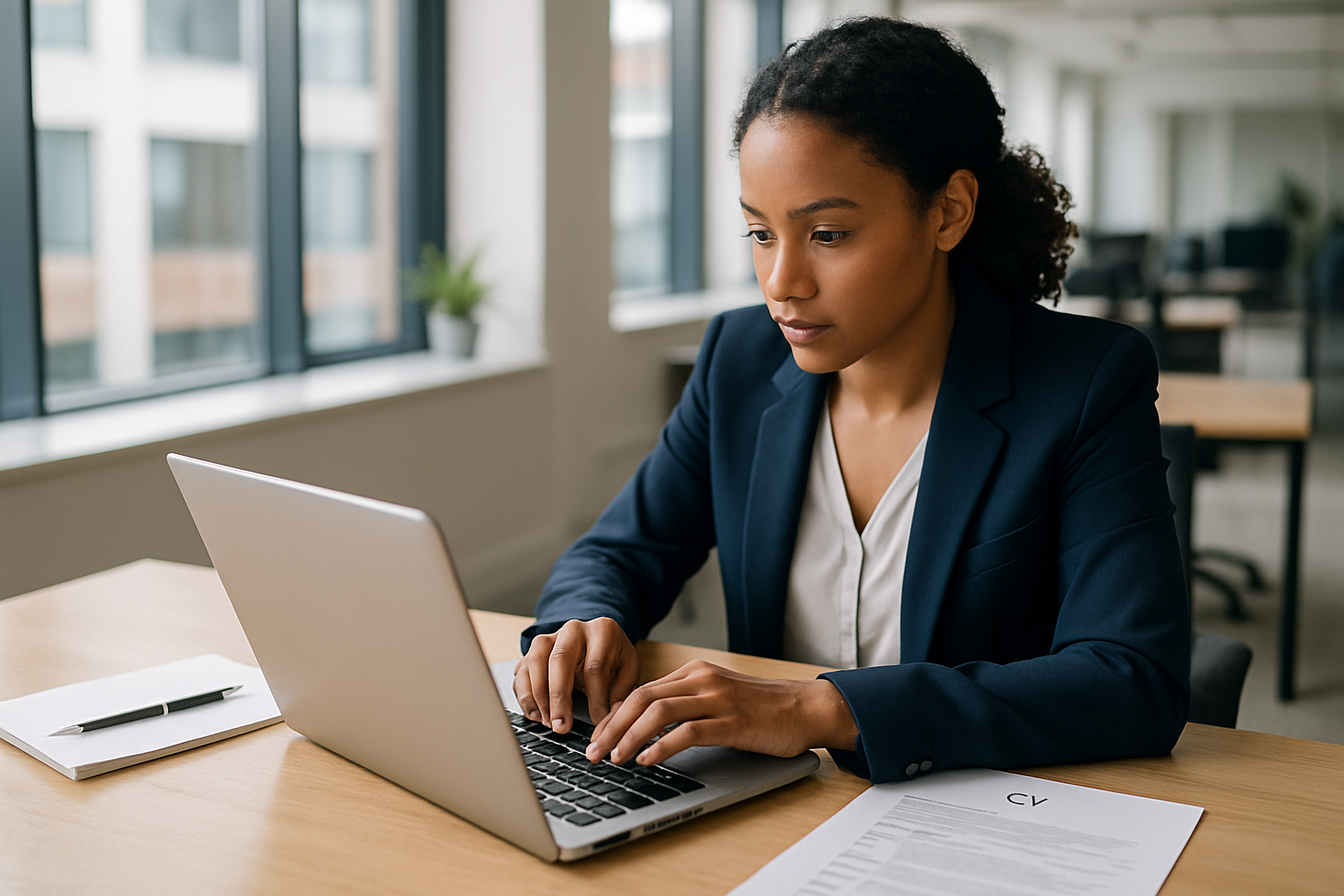UK professional preparing career documents for Entry level CV UK