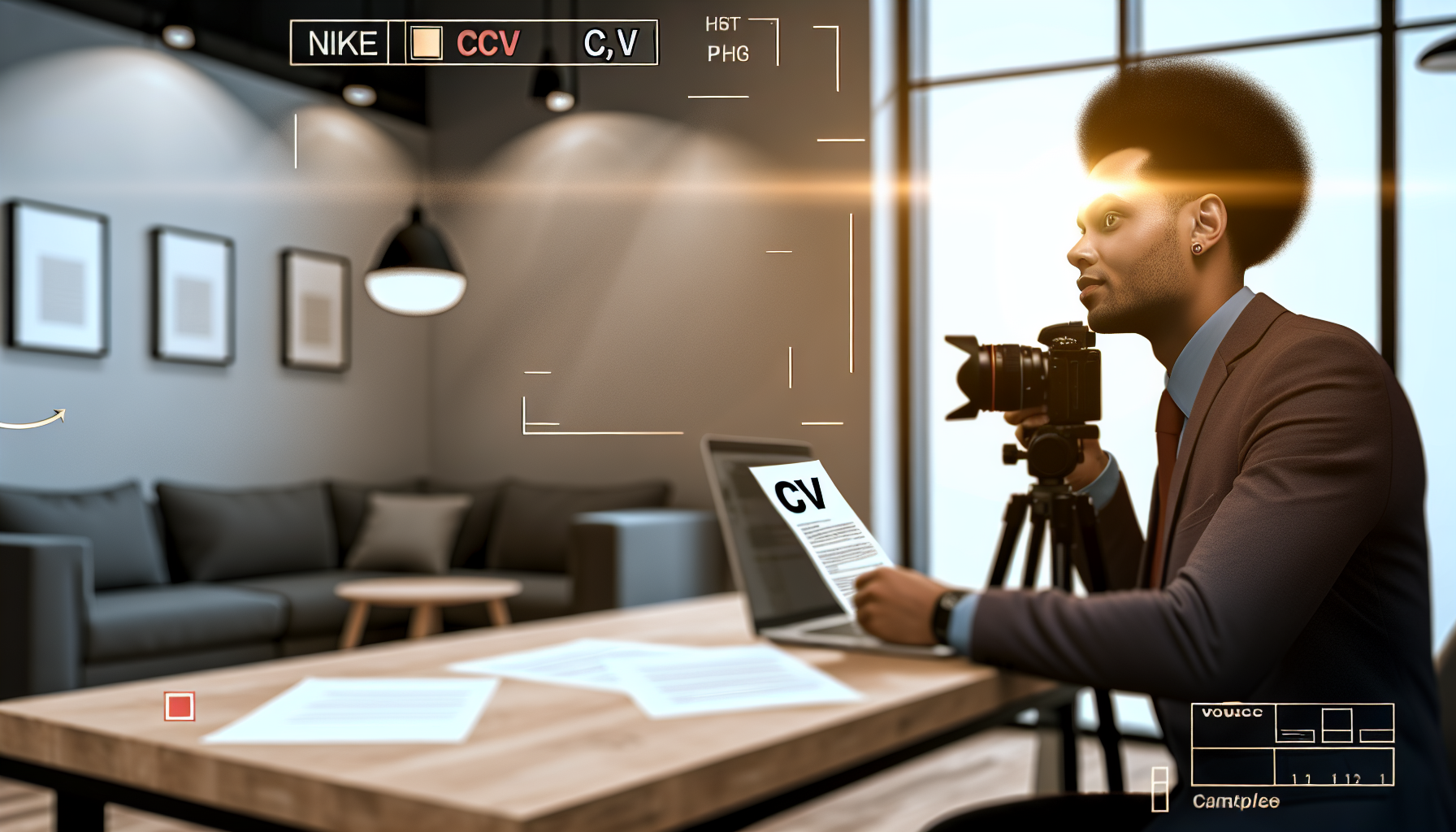 UK professional focused on work at tidy modern desk