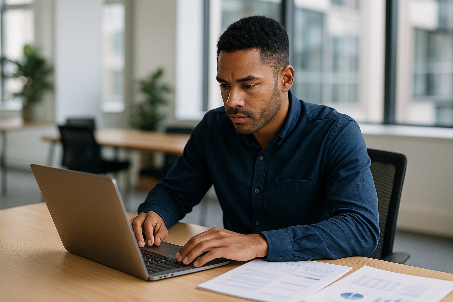 UK professional preparing career documents for Deaf and HoH employment UK