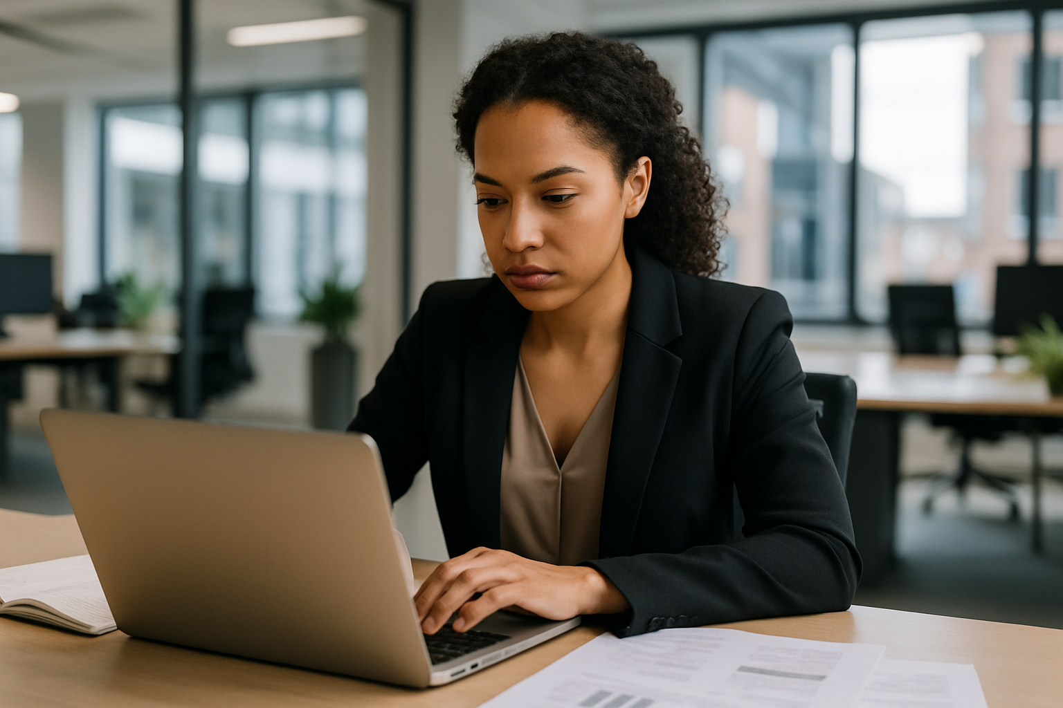 UK professional preparing career documents for degree apprenticeship adult