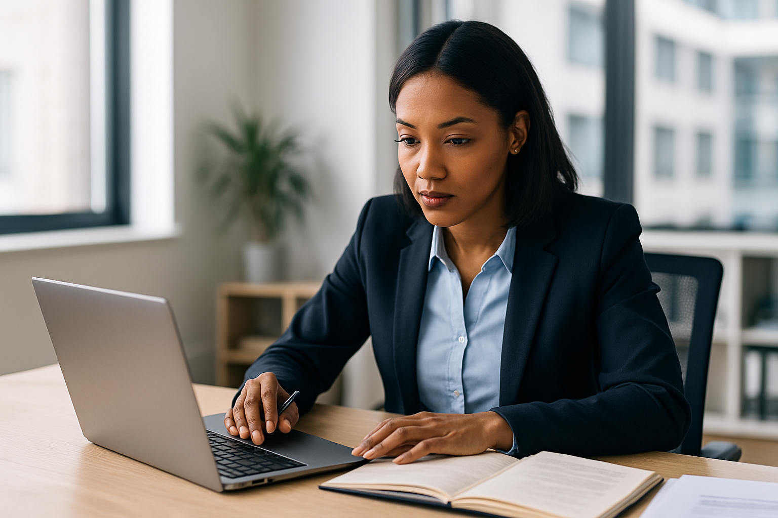 UK professional preparing career documents for employment law advisor UK