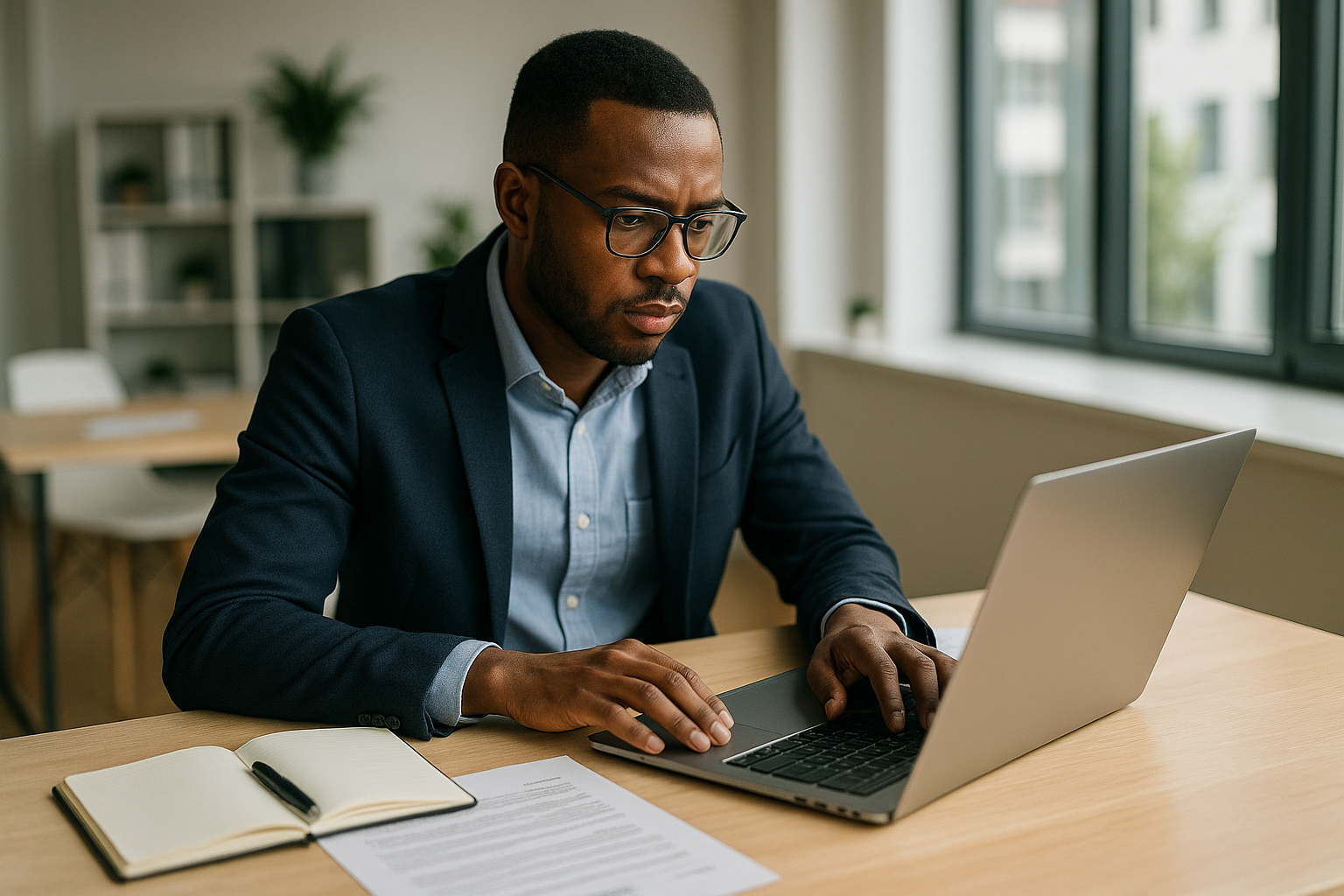 UK professional preparing career documents for Peak District jobs