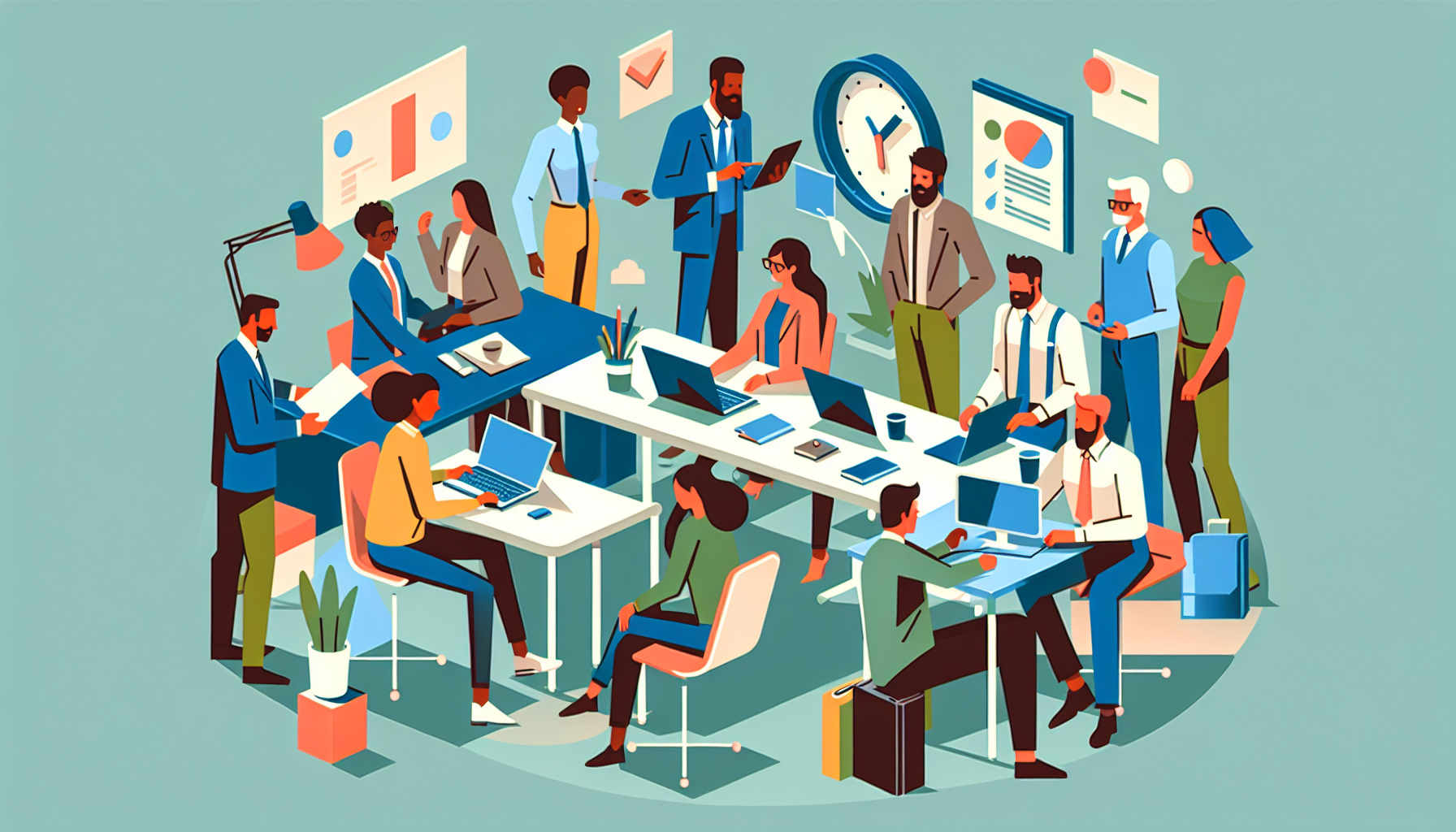 UK workplace team collaboration on job-related tasks
