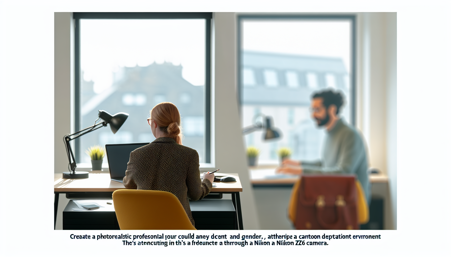 UK professional focused on work at a desk