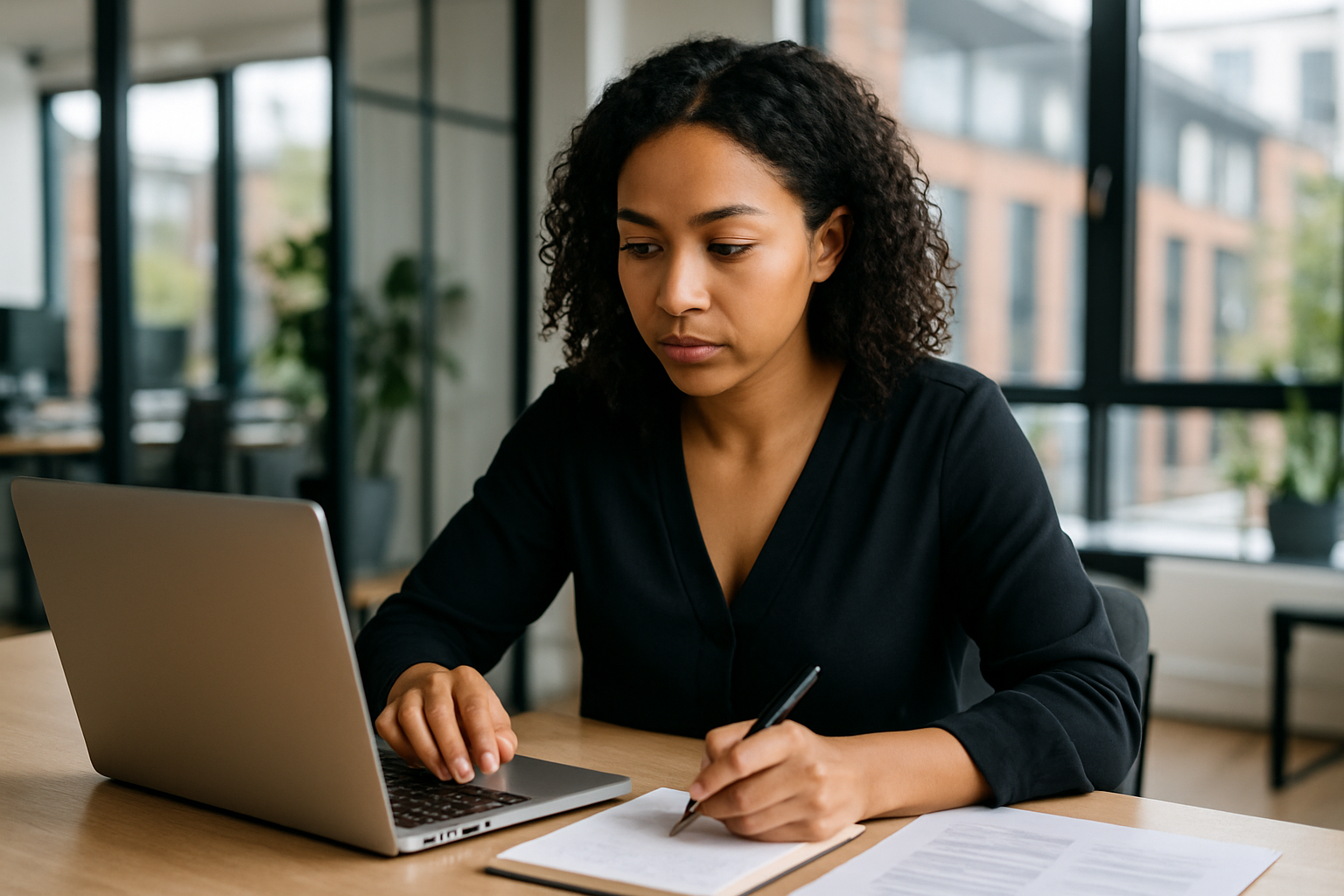 UK professional preparing career documents for Neuroscientist UK