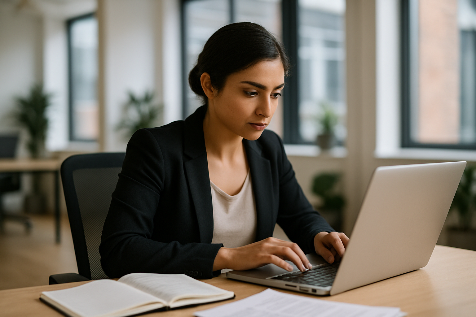 UK professional preparing career documents for podcast producer UK