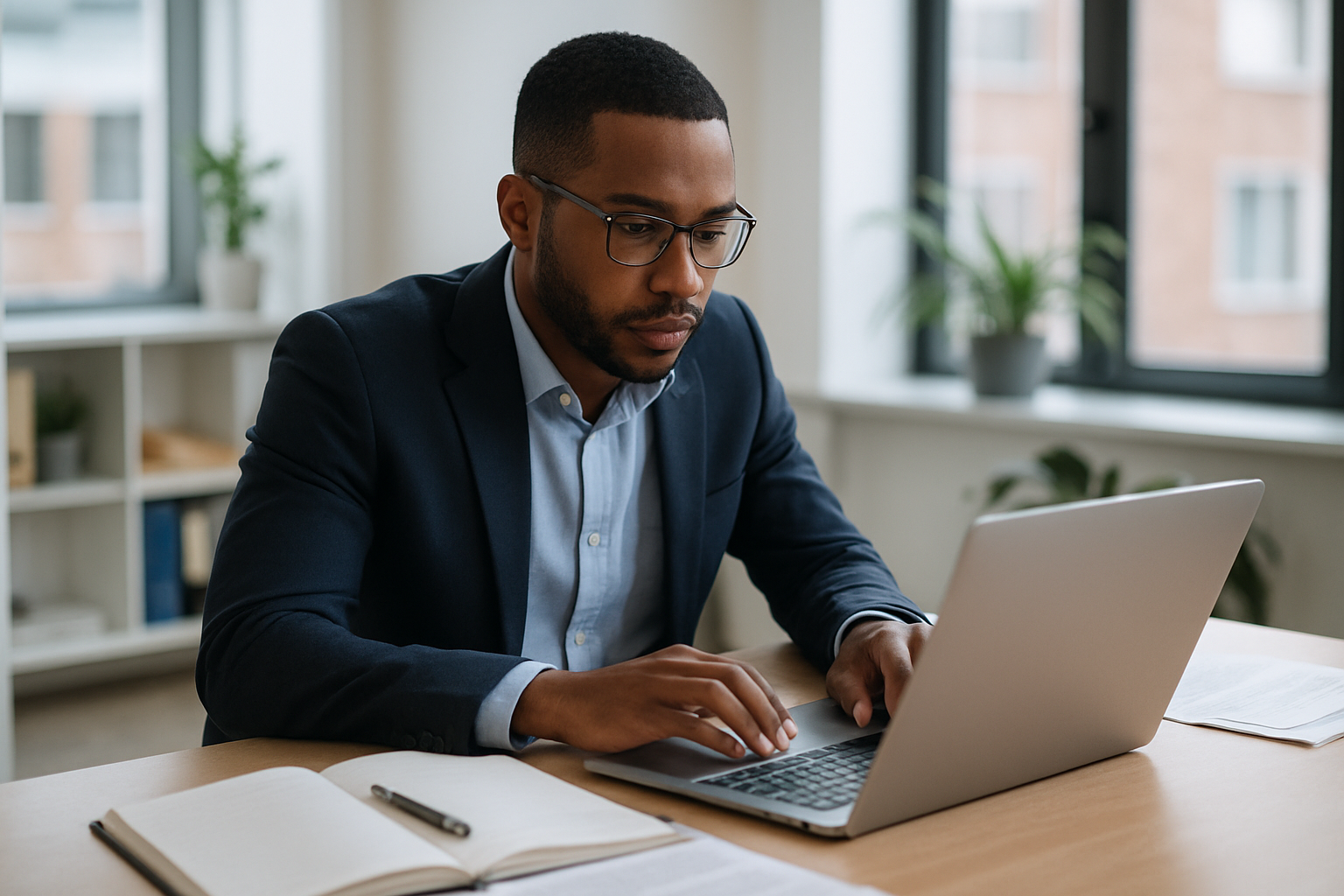 UK professional preparing career documents for consulting graduate UK