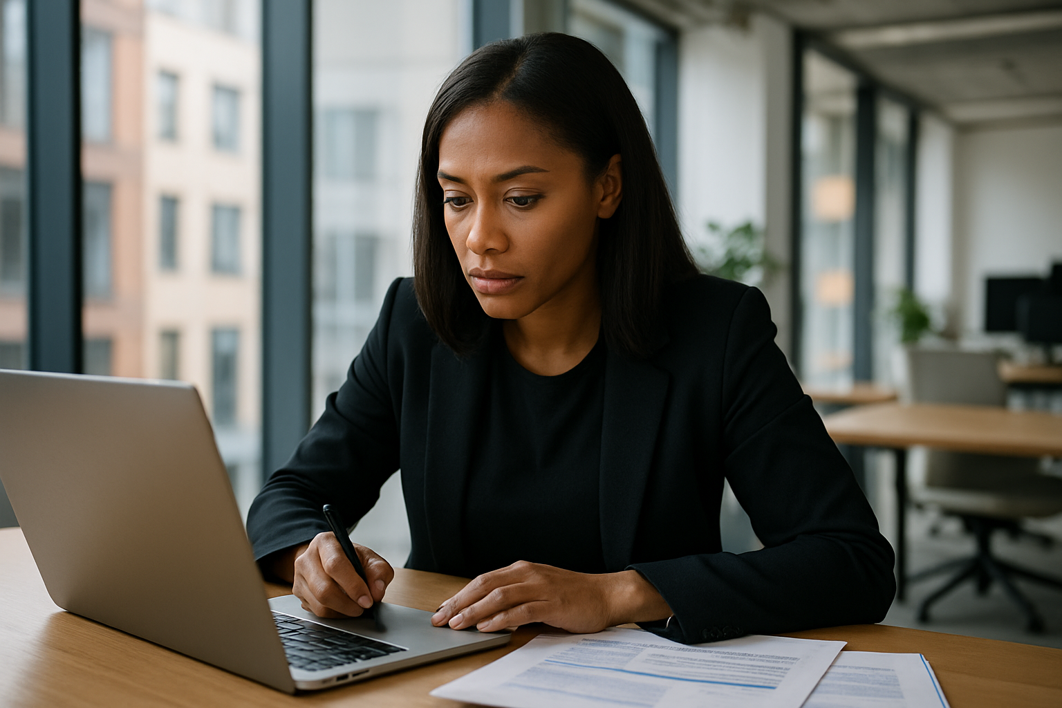 UK professional preparing career documents for driver CPC