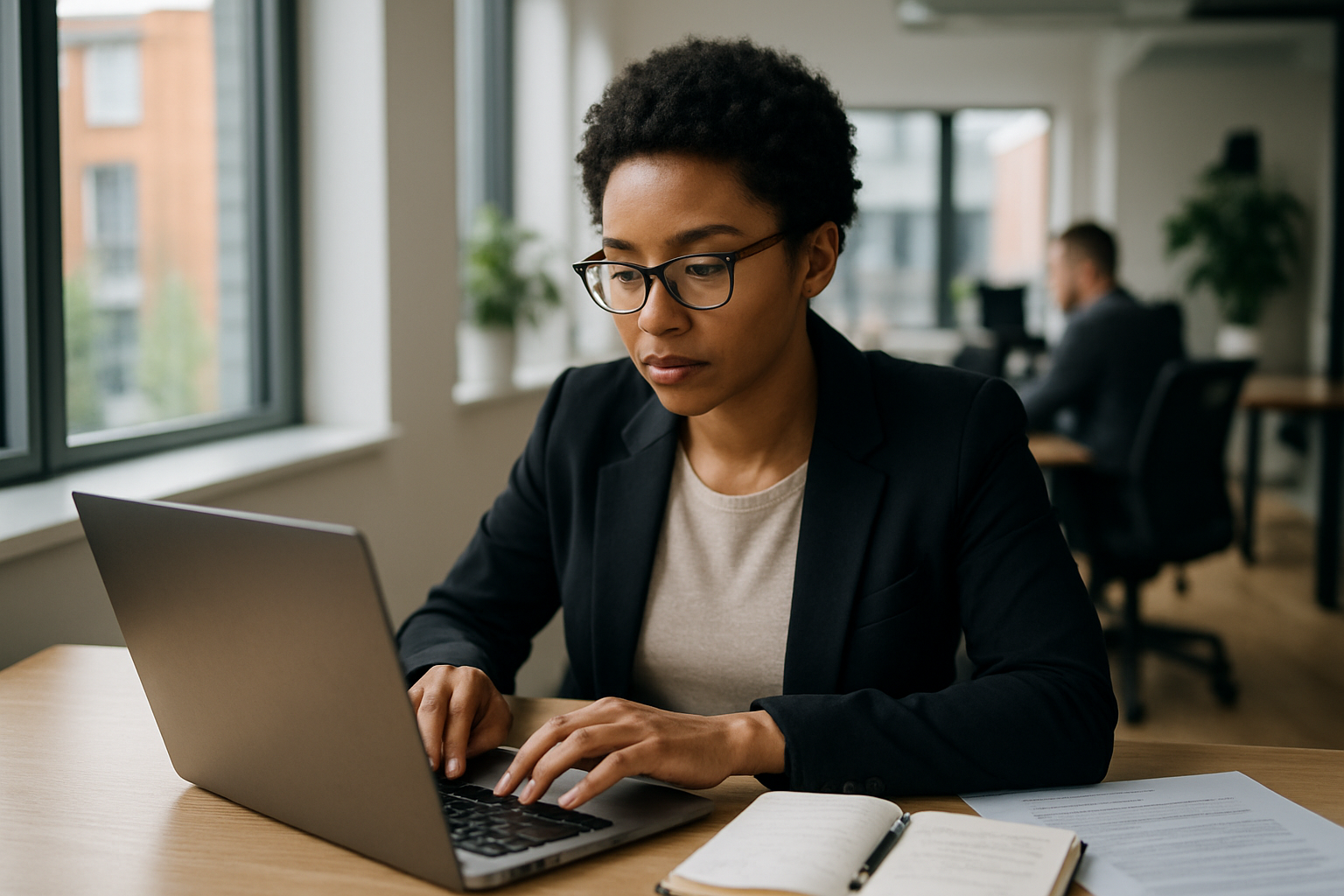 UK professional preparing career documents for ACCA qualification UK