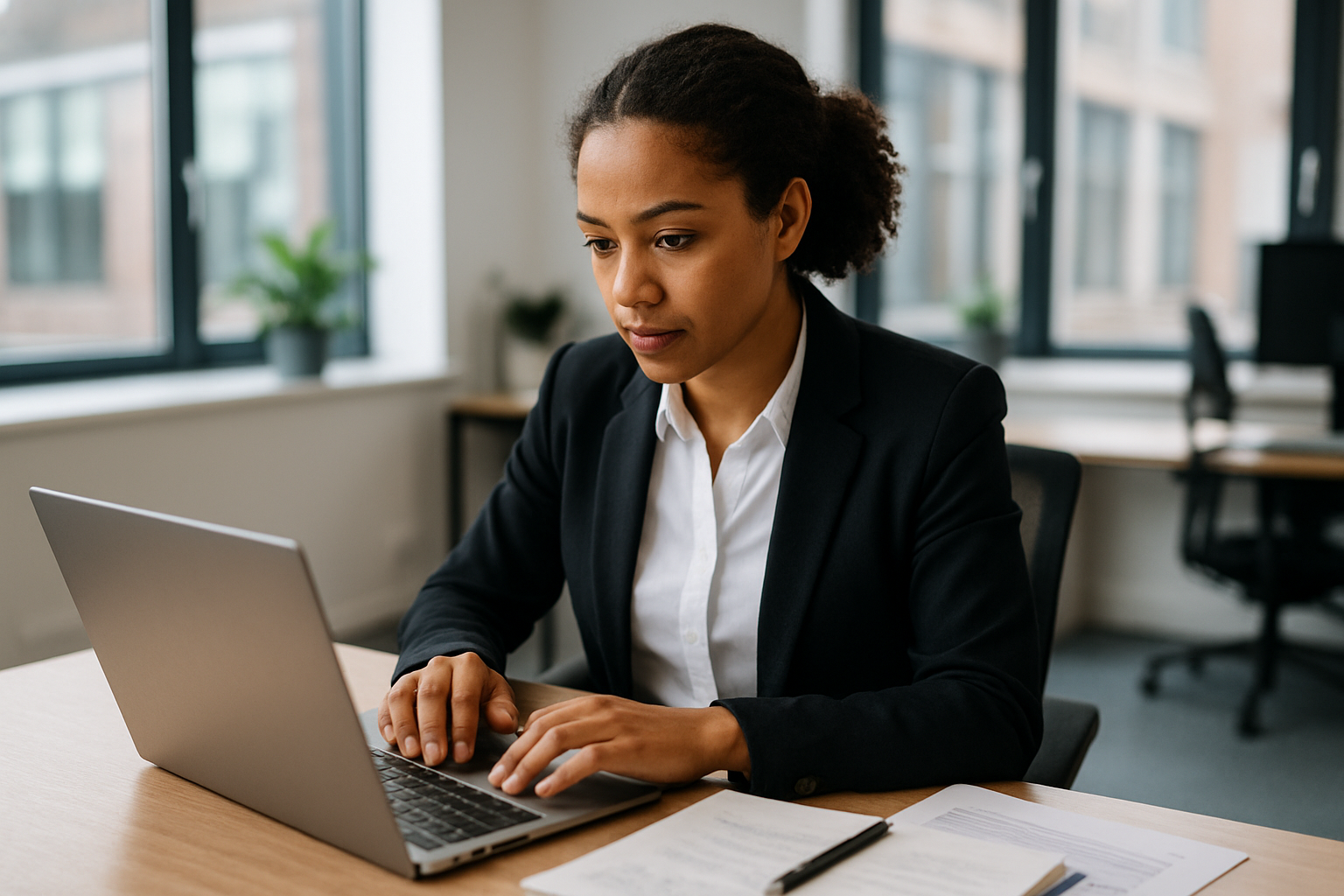 UK professional preparing career documents for CIMA qualification UK