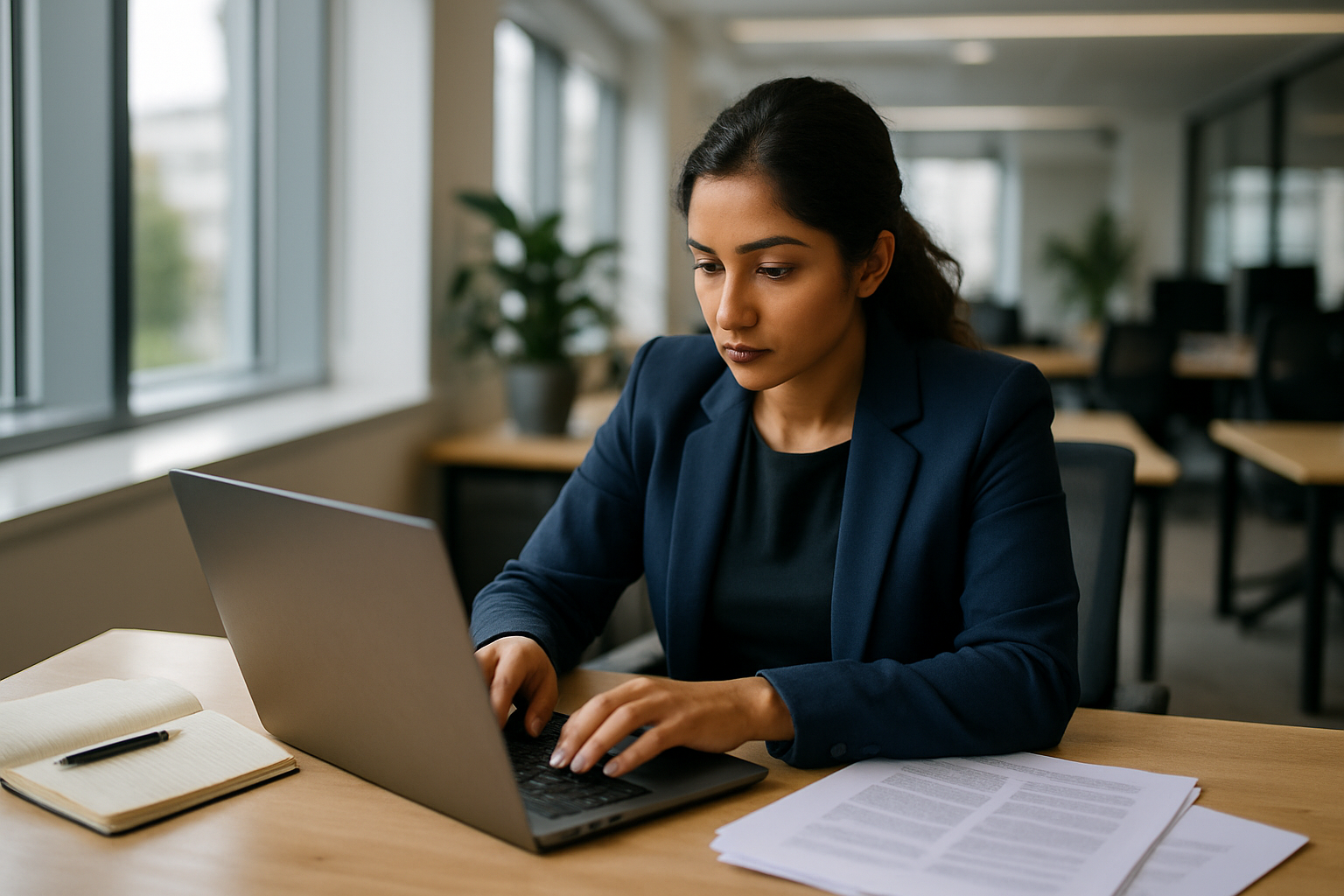 UK professional preparing career documents for demand planner UK