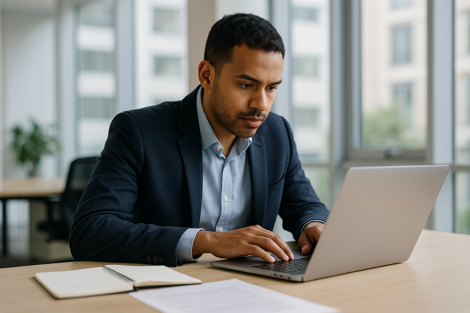 UK professional preparing career documents for Disability Confident UK