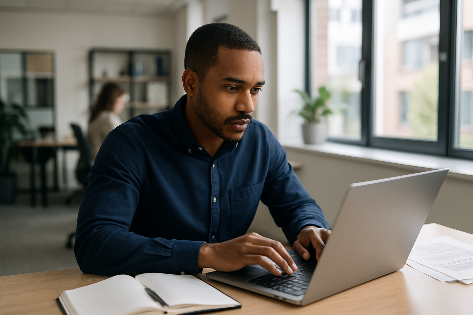 UK professional preparing career documents for grant writer UK