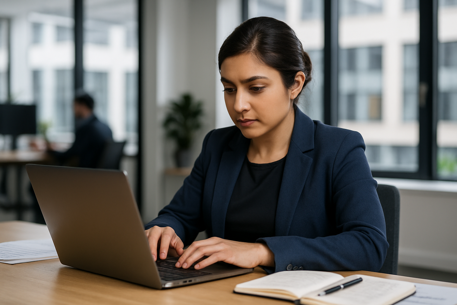 UK professional preparing career documents for Key account manager UK