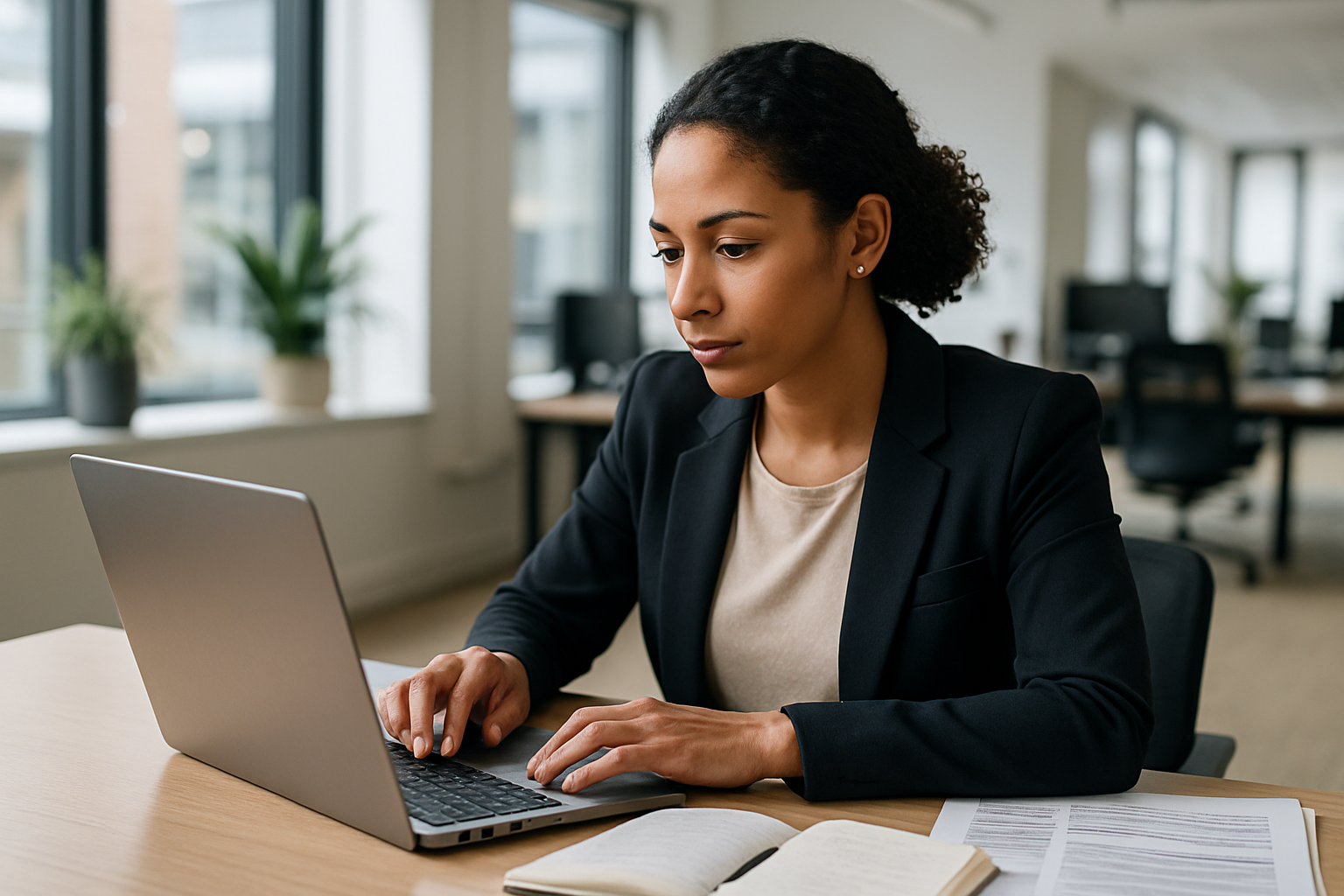 UK professional preparing career documents for Sales Development Rep UK