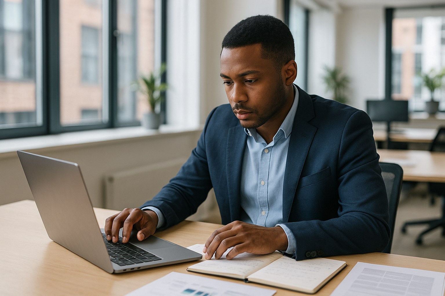 UK professional preparing career documents for work life balance UK