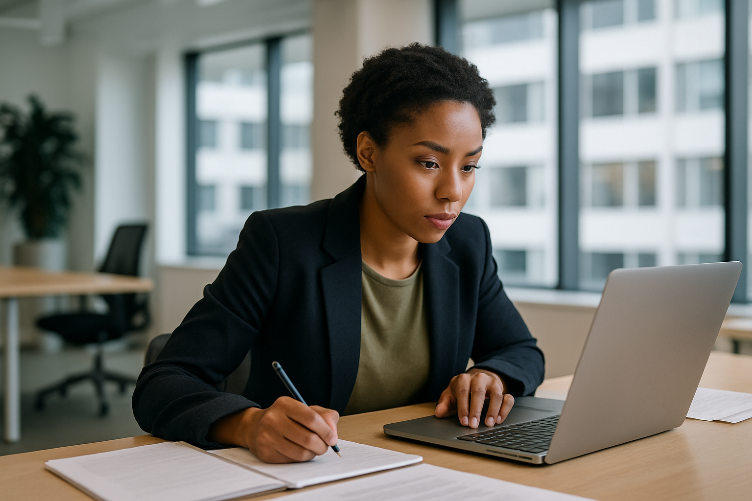 UK professional preparing career documents for placement year UK