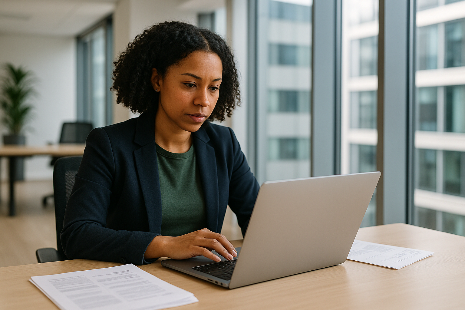 UK professional preparing career documents for Biotechnology UK