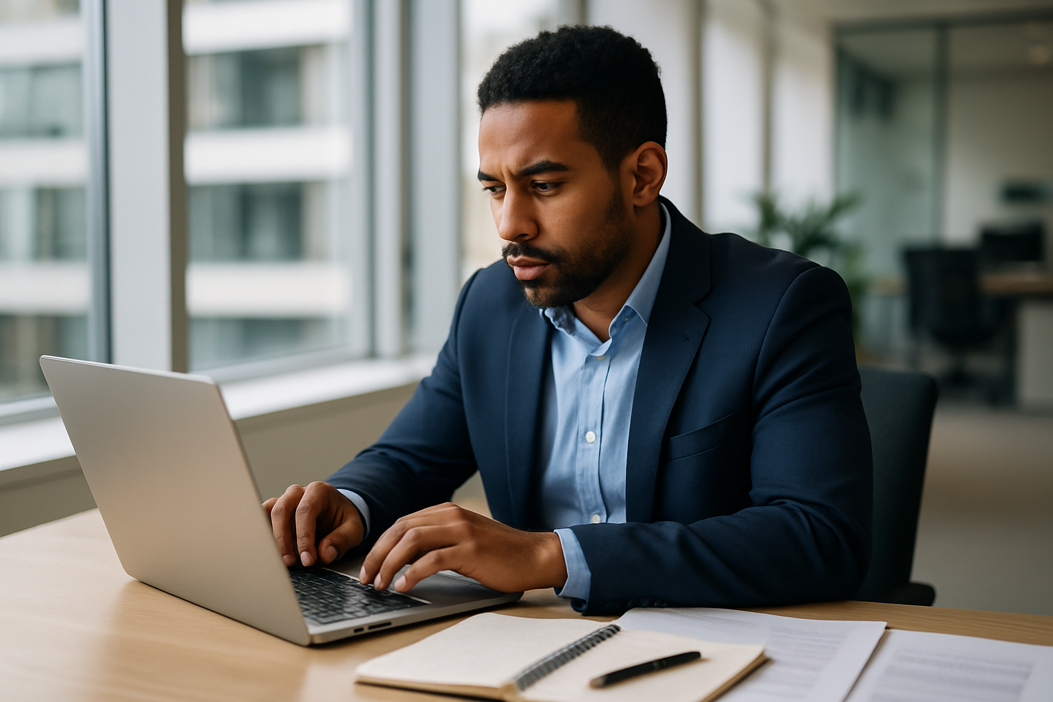 UK professional preparing career documents for tech bootcamp