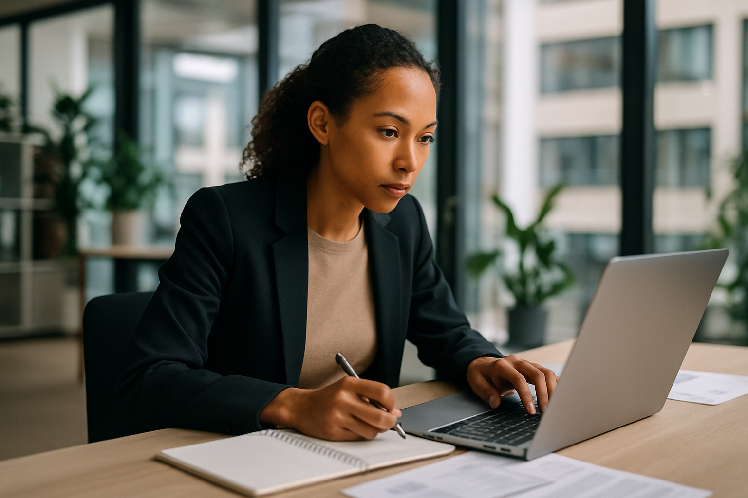 UK professional preparing career documents for accounts payable UK