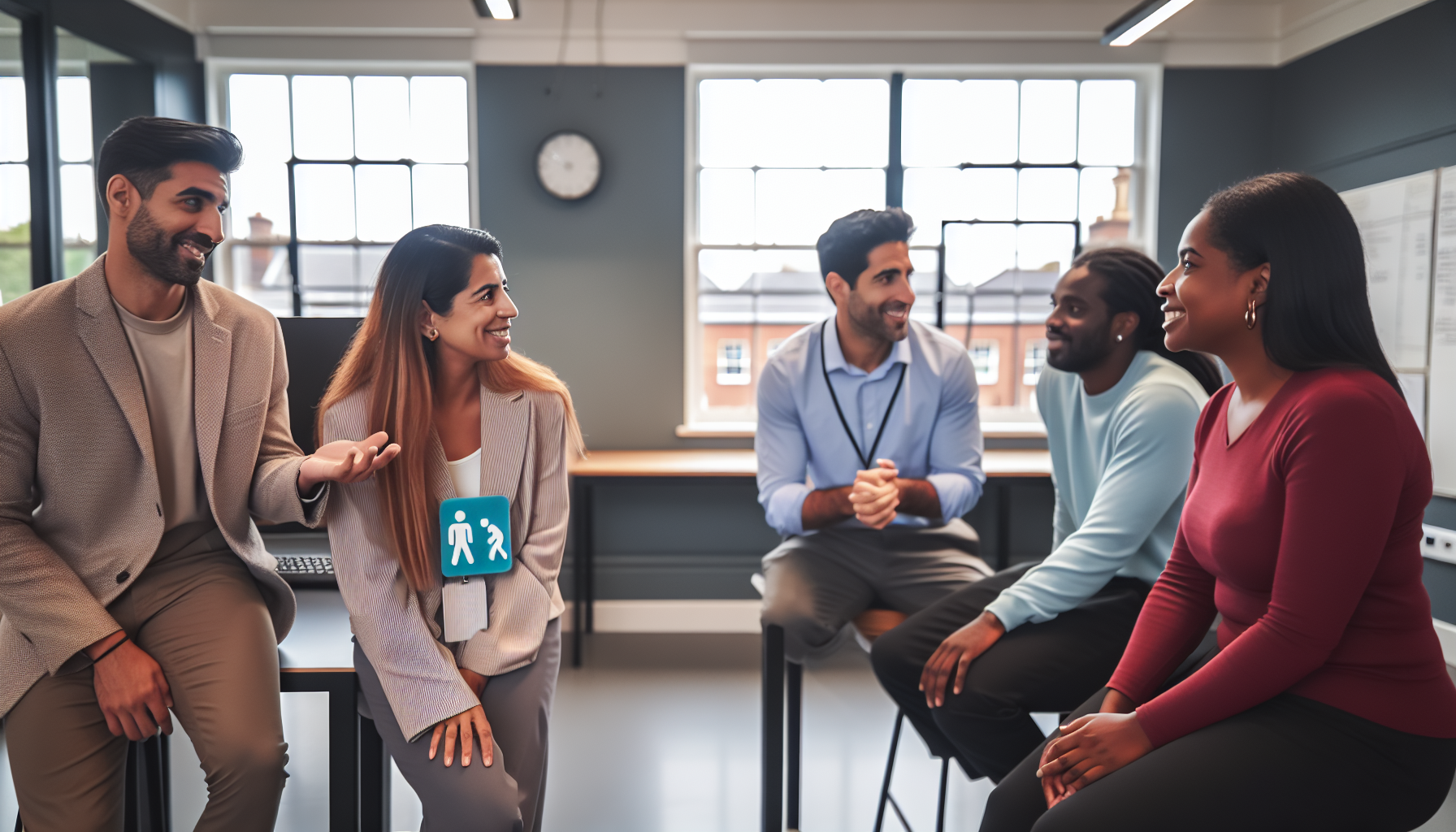 UK team discussing part-time worker rights in a collaborative setting