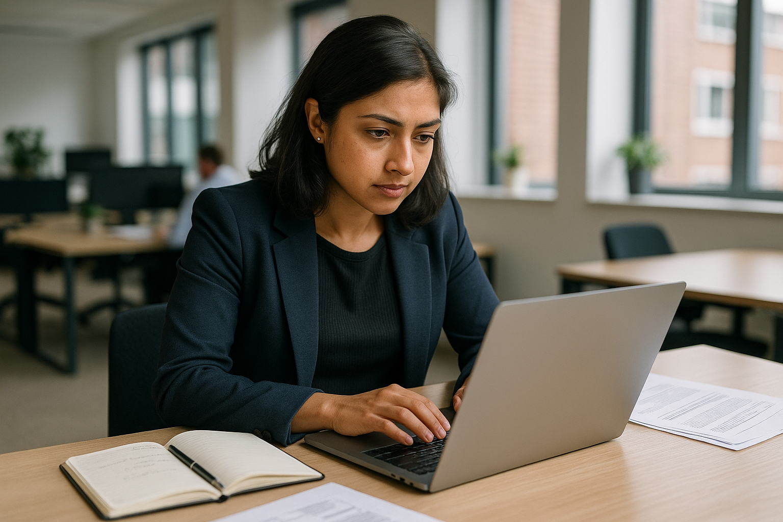 UK professional preparing career documents for quantum computing UK