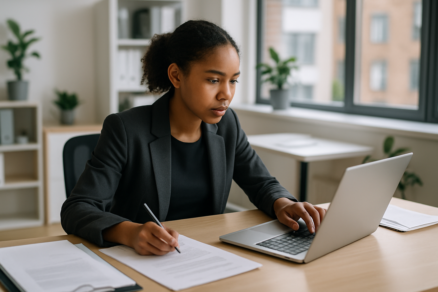 UK professional preparing career documents for Graduate visa job UK