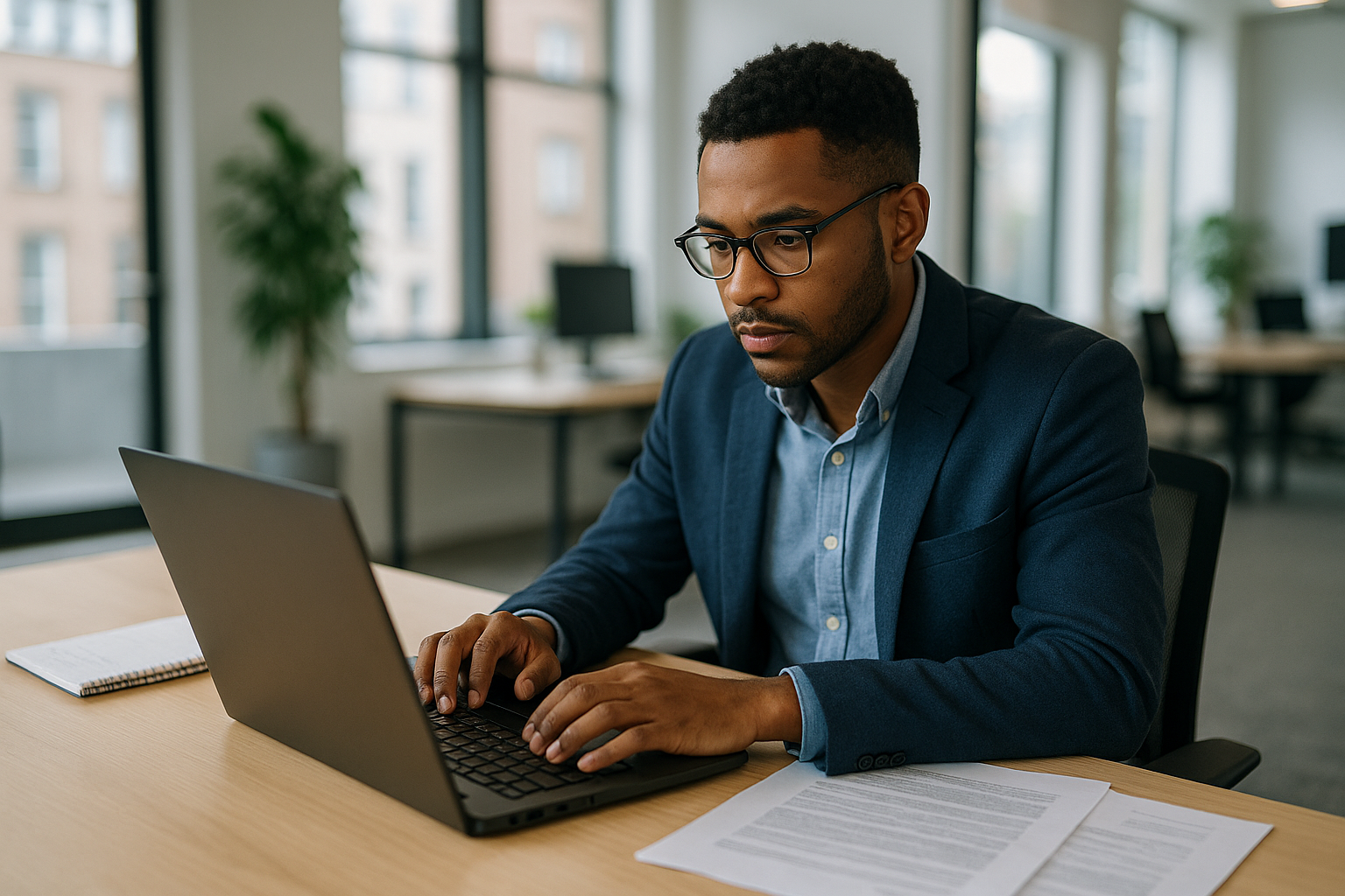 UK professional preparing career documents for Digital nomad visa UK