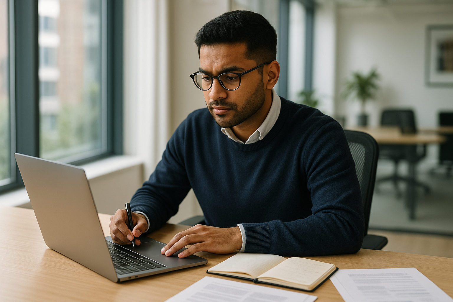 UK professional preparing career documents for bootcamp UK