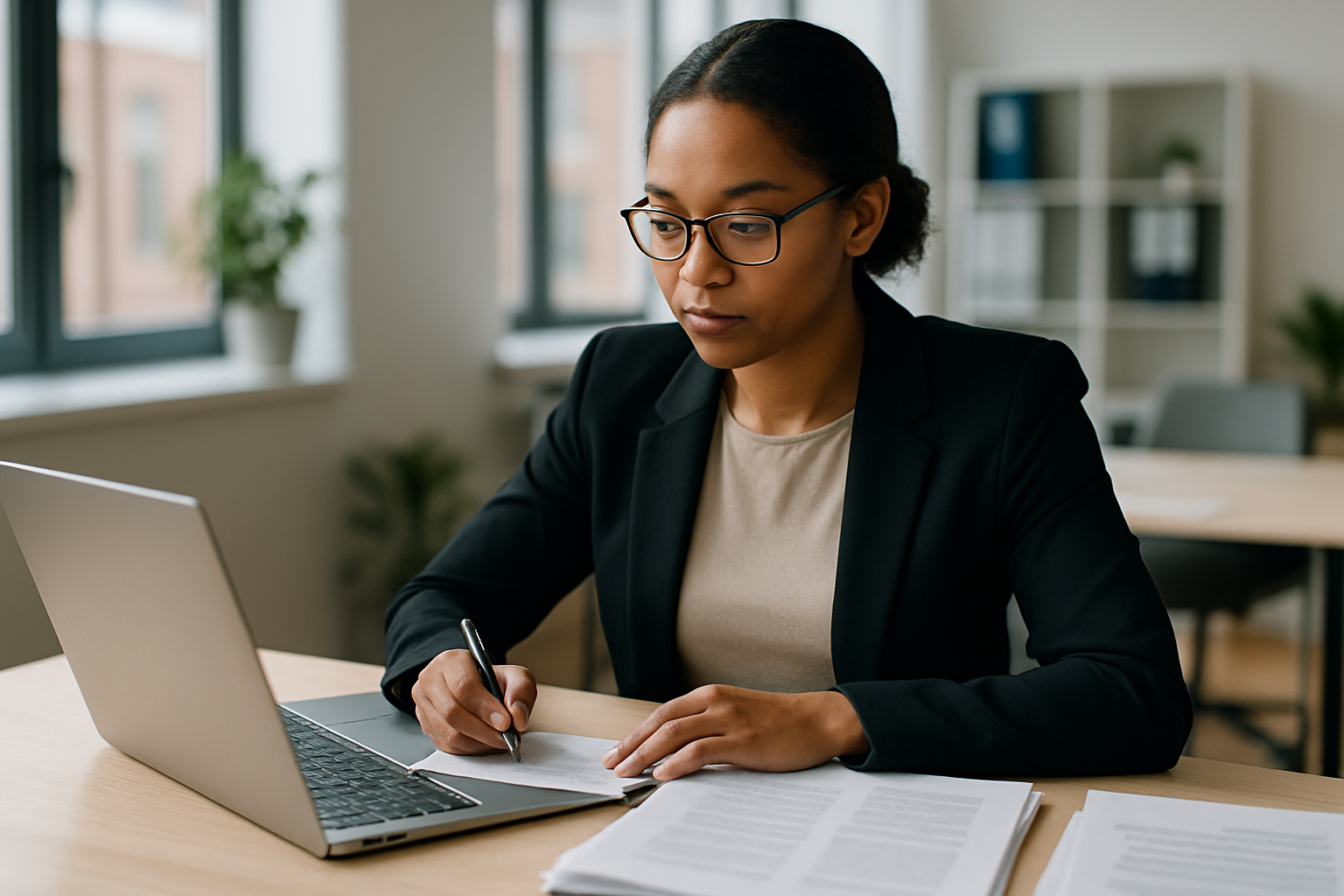 UK professional preparing career documents for Directors loan UK