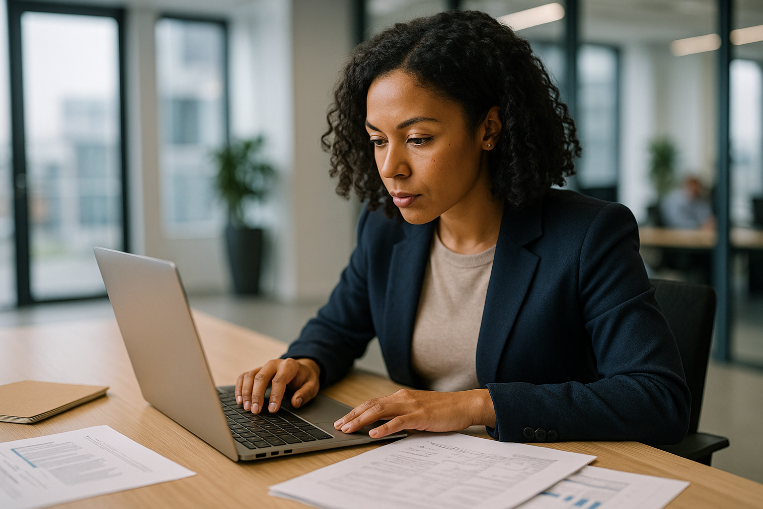 UK professional preparing career documents for Universal Basic Income UK