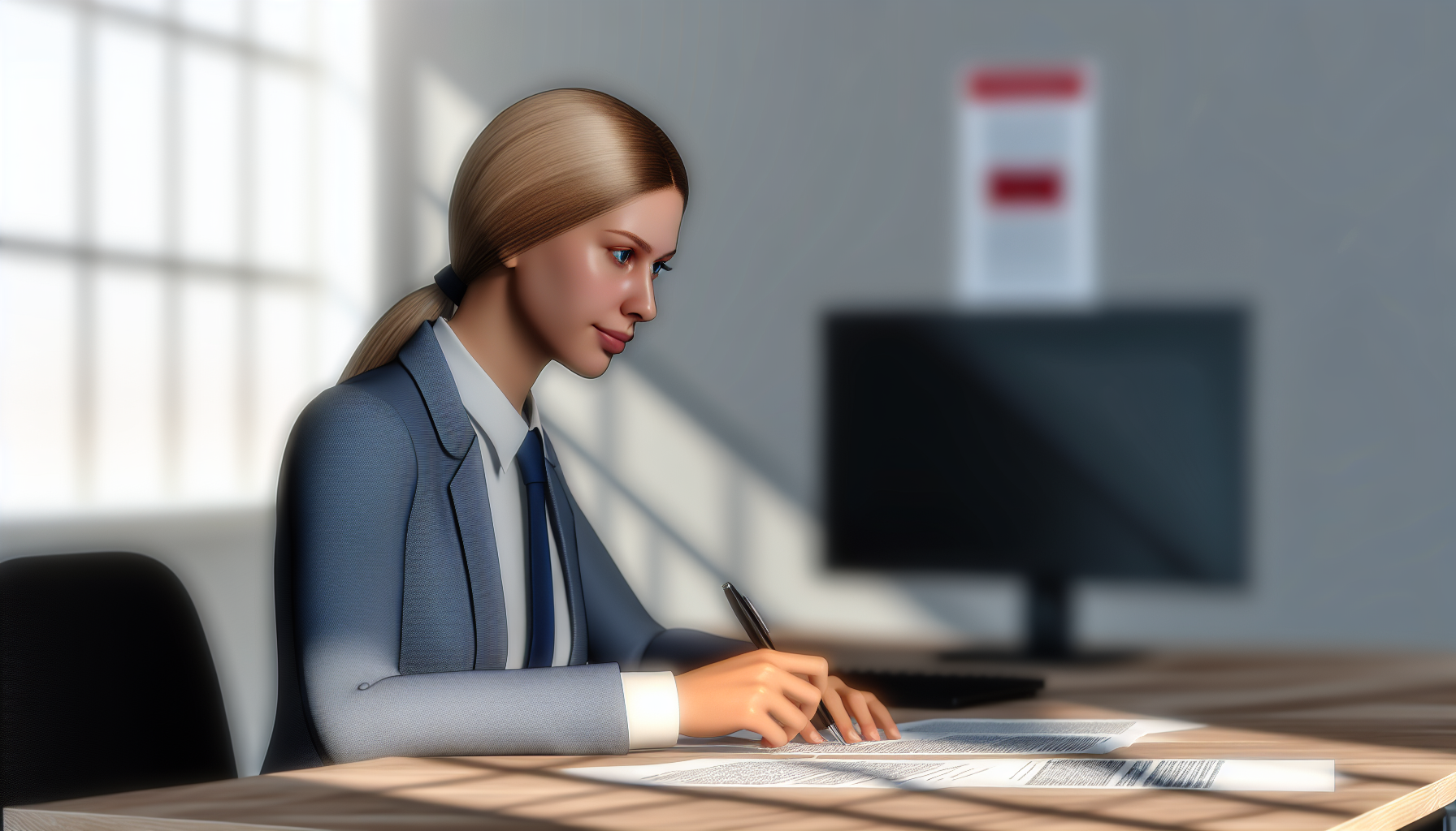 UK professional reviewing working time policy at desk