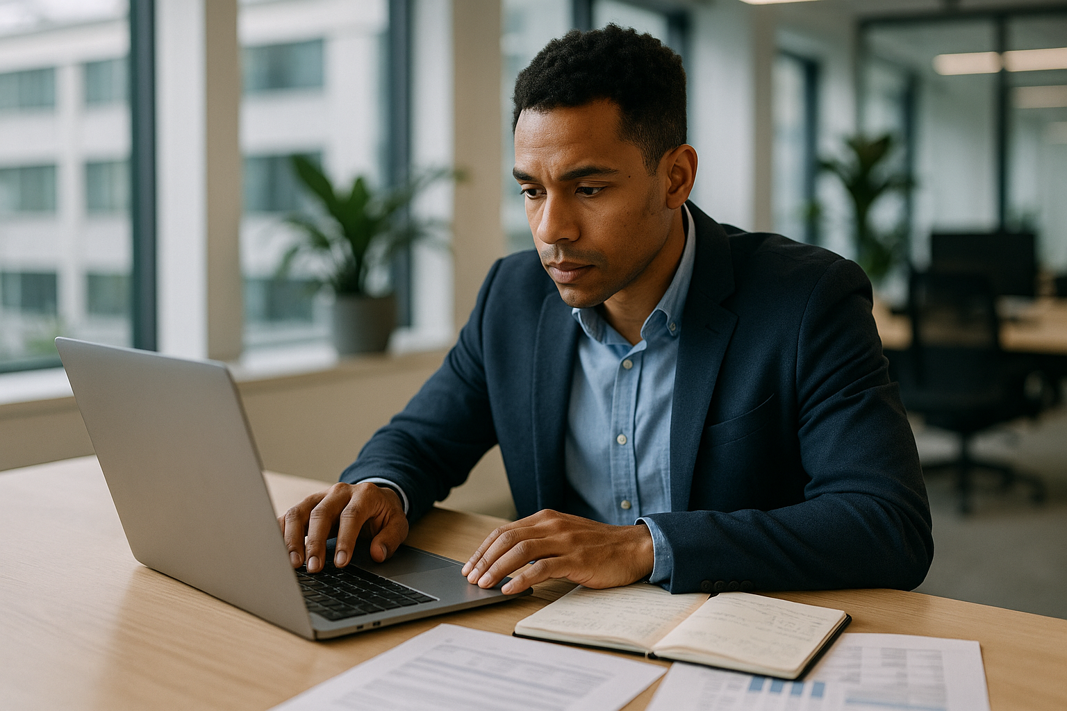 UK professional preparing career documents for scale up executive UK